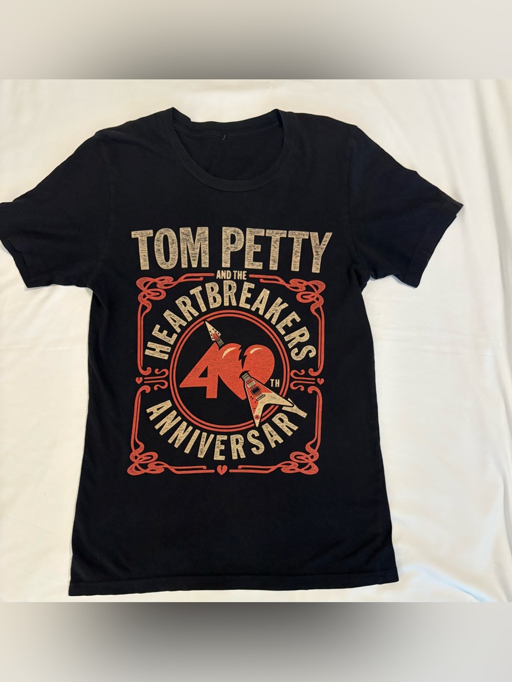Tom Petty & The Heartbreakers 40th Anniversary Tour T-shirt Size Small